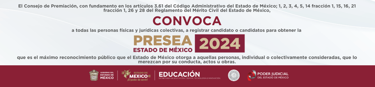 Presea Estado de México 2024